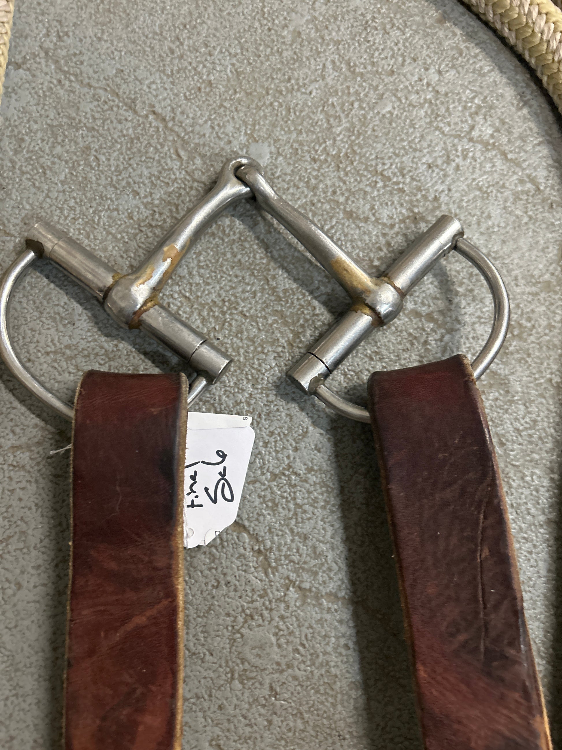 Dee Ring Snaffle with Rope Reins-Western Tack-Consignment-Evolution Equestrian Co.