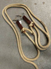 Dee Ring Snaffle with Rope Reins-Western Tack-Consignment-Evolution Equestrian Co.