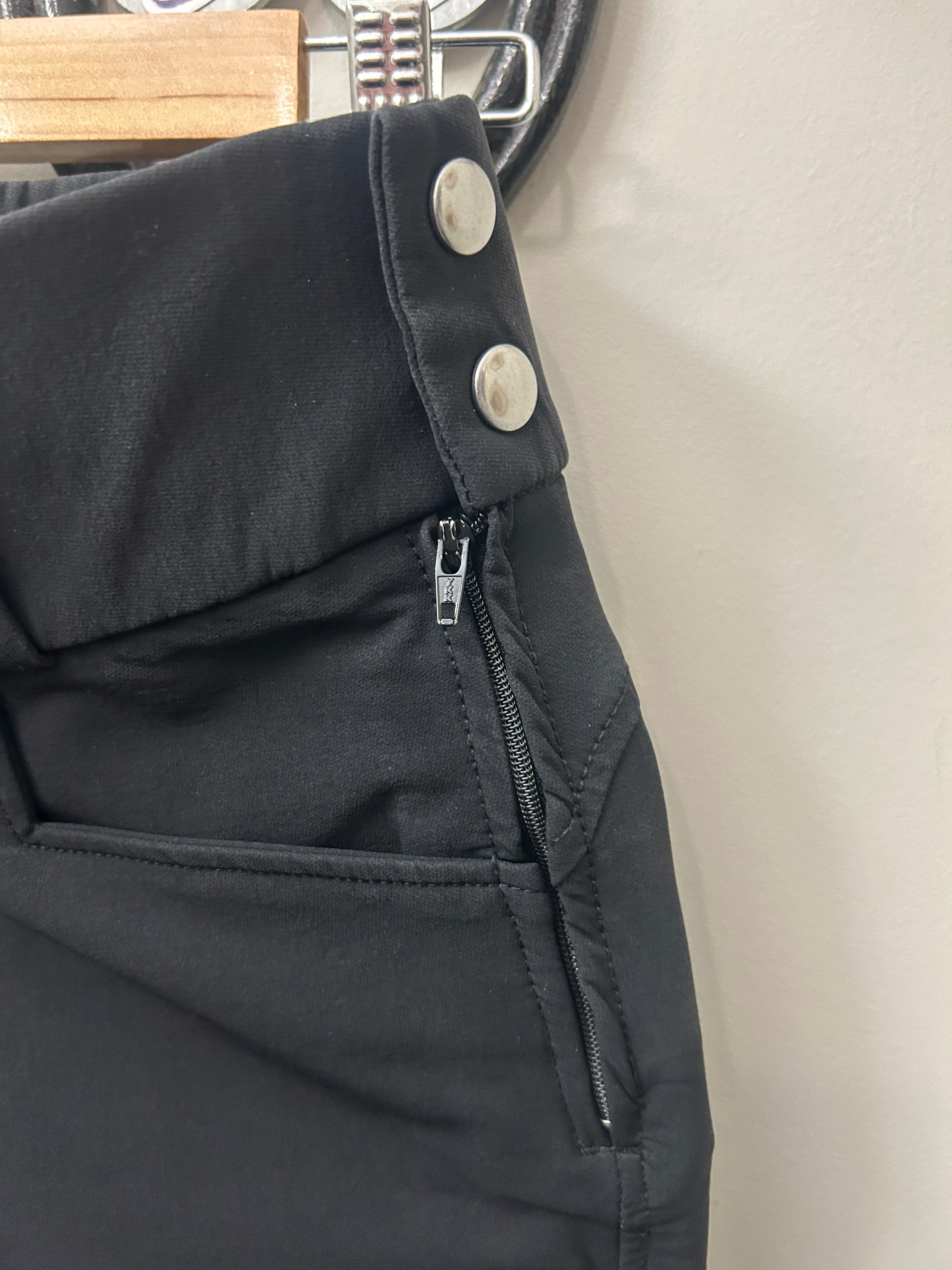 Derby Black Side Zip Breeches 26-Breeches-Consignment-Evolution Equestrian Co.