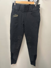 Derby Black Side Zip Breeches 26-Breeches-Consignment-Evolution Equestrian Co.