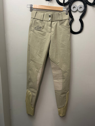 Derby Original Tan Breeches 20-Breeches-Consignment-Evolution Equestrian Co.