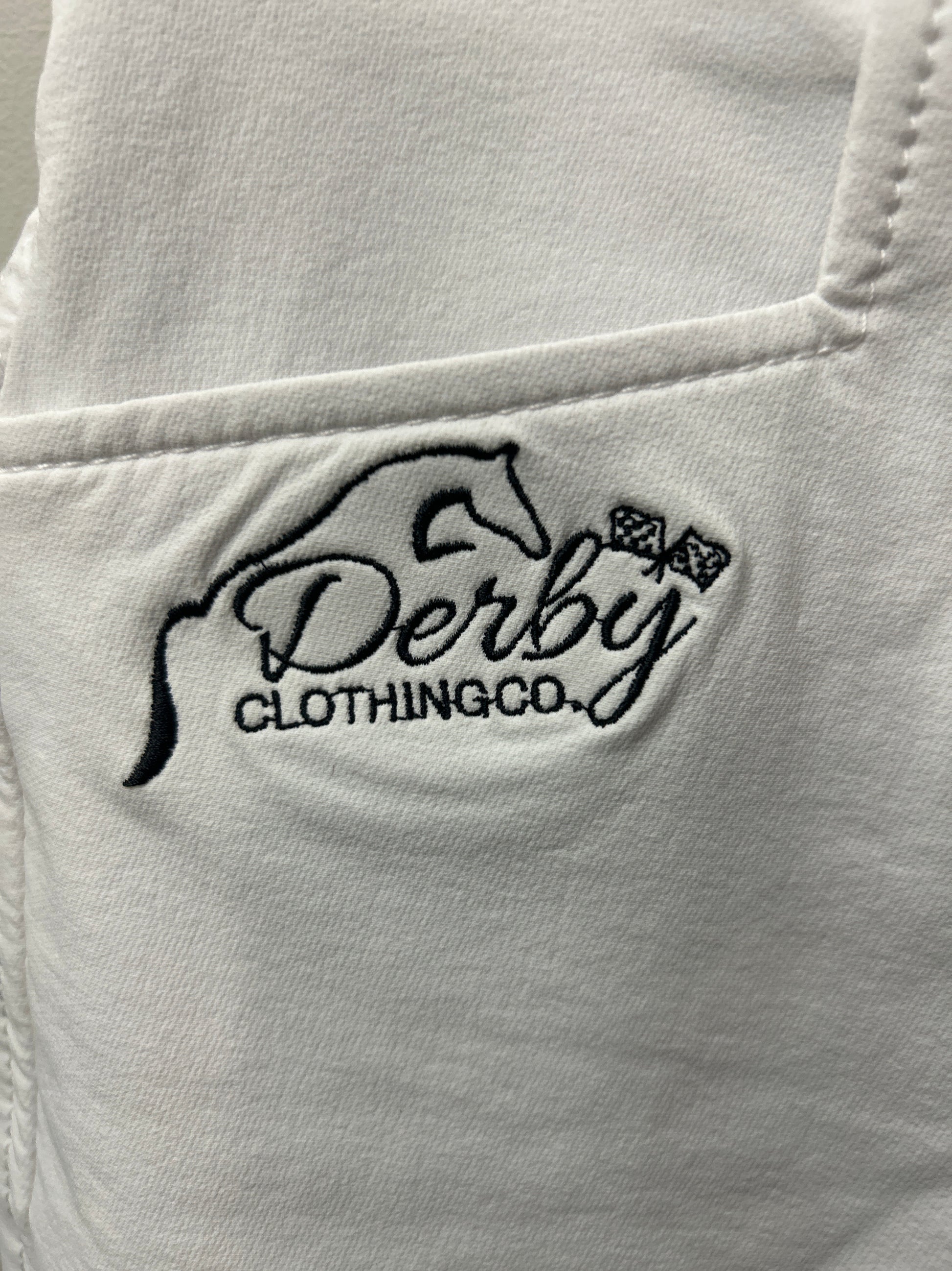Derby Original White Breeches 20-Breeches-Consignment-Evolution Equestrian Co.