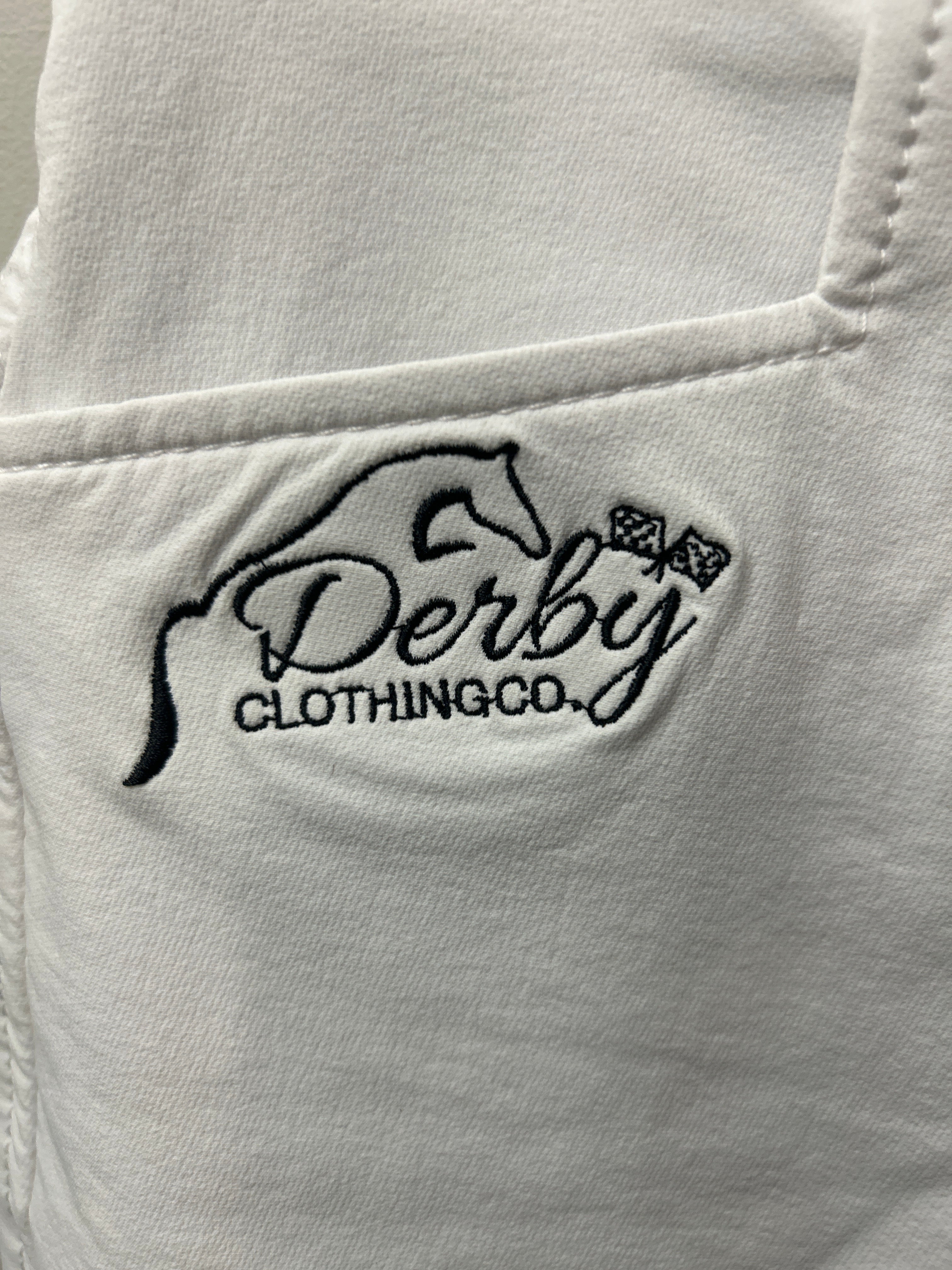 Derby Original White Breeches 20-Breeches-Consignment-Evolution Equestrian Co.