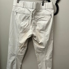 Load image into Gallery viewer, Derby White Knee Patch Breeches 48 EU / 36 US-Breeches-Consignment-Evolution Equestrian Co.
