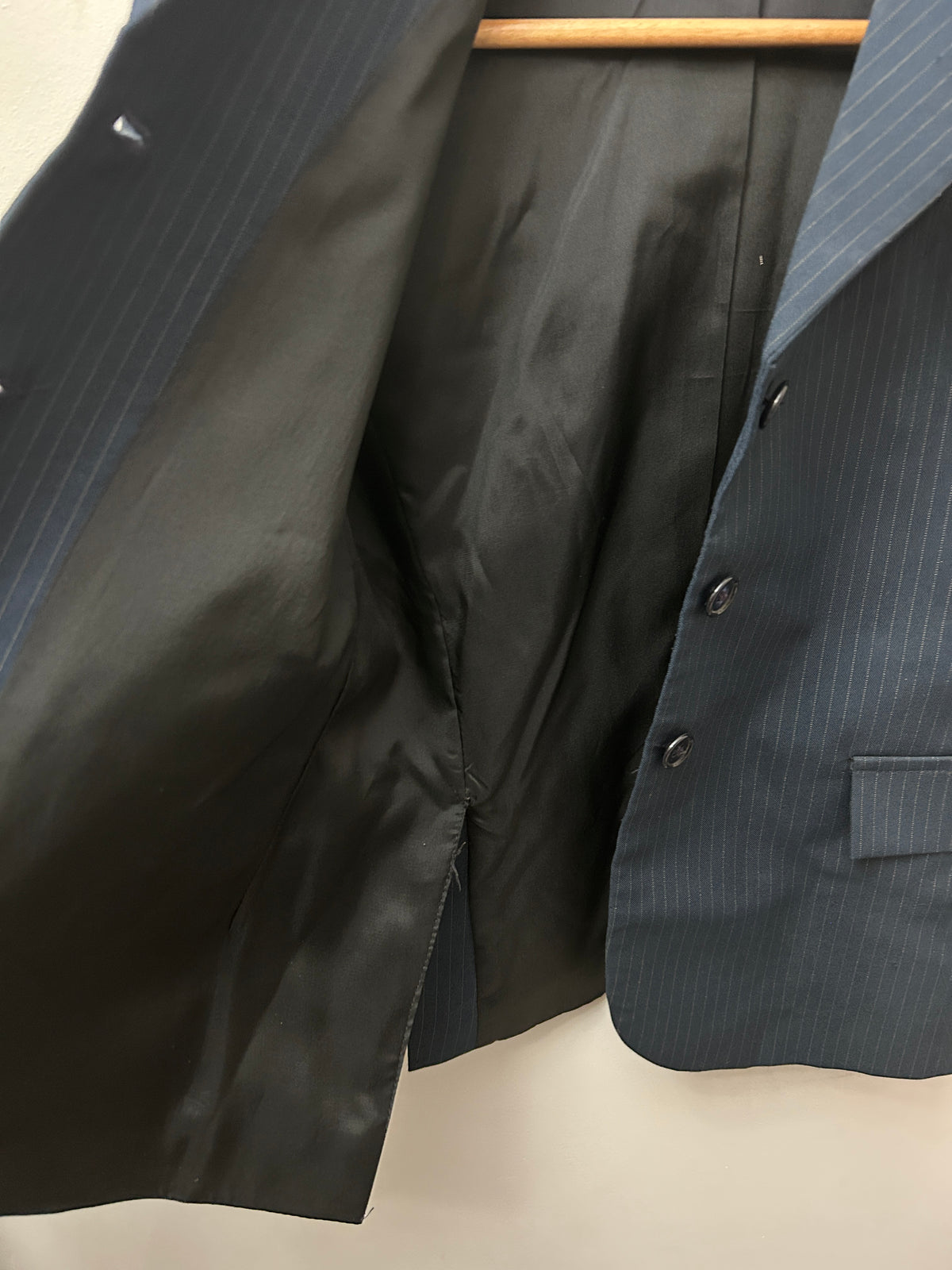 DevonAire Navy Youth Show Jacket 14-Riding Shirts-Consignment-Evolution Equestrian Co.