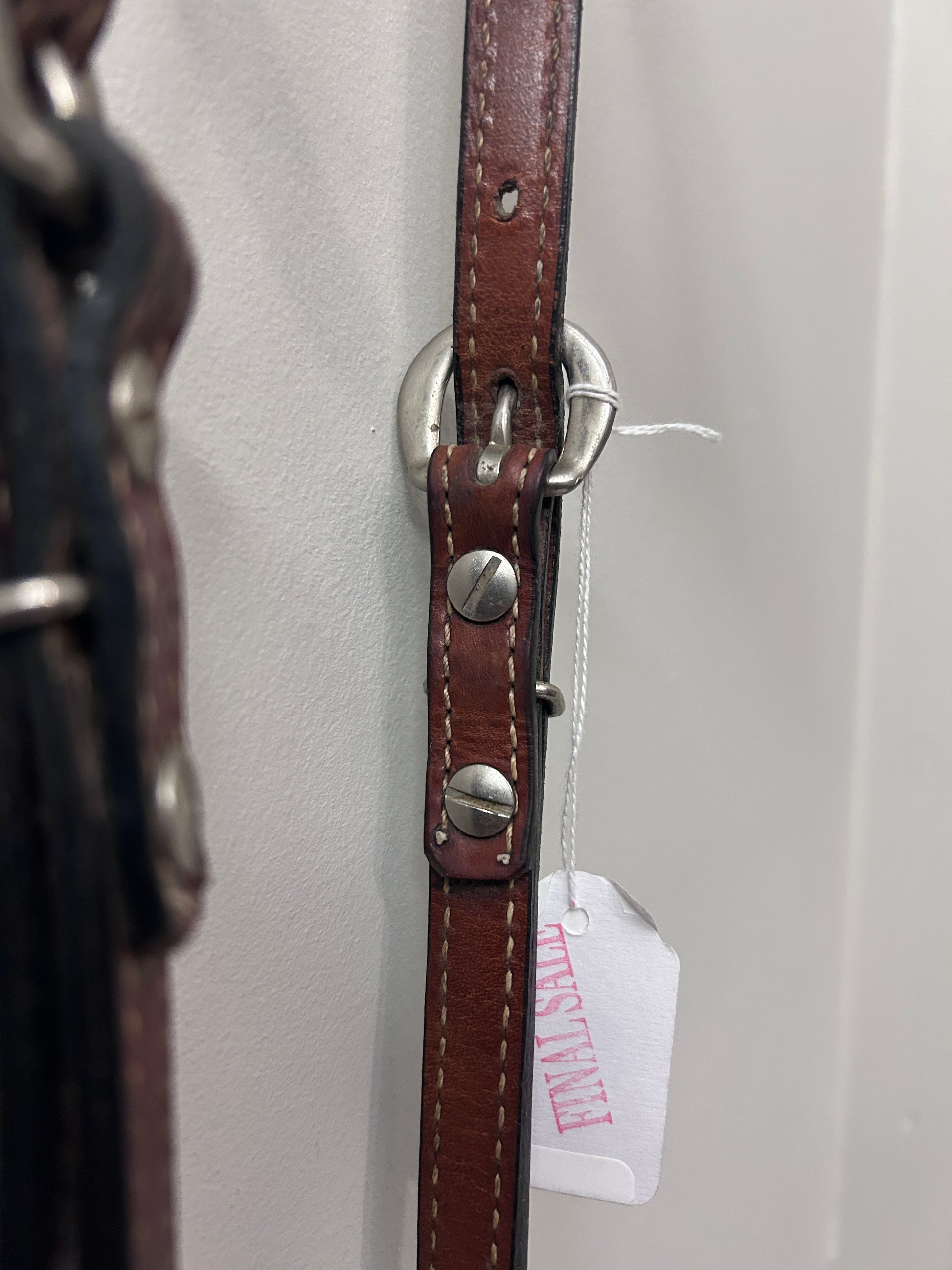 Double Stitched Browband Headstall-Western Headstall-Consignment-Evolution Equestrian Co.