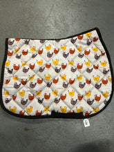Load image into Gallery viewer, Dreamers &amp; Schemers Chicken English Saddle Pad-English Saddle Pad-Consignment-Evolution Equestrian Co.
