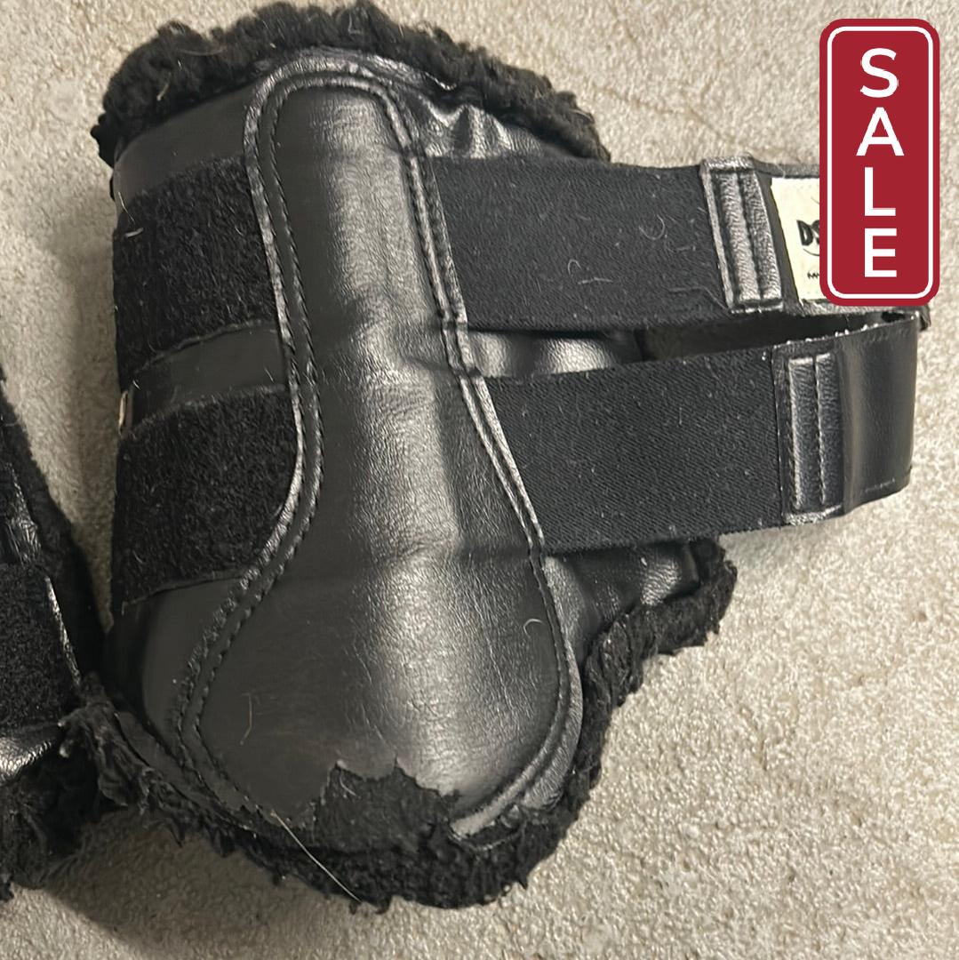 Dressage Sport Boots Black Small-Horse Boots-Consignment-Evolution Equestrian Co.
