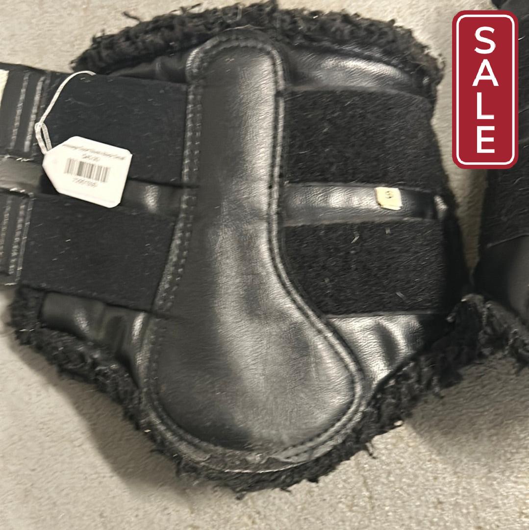 Dressage Sport Boots Black Small-Horse Boots-Consignment-Evolution Equestrian Co.