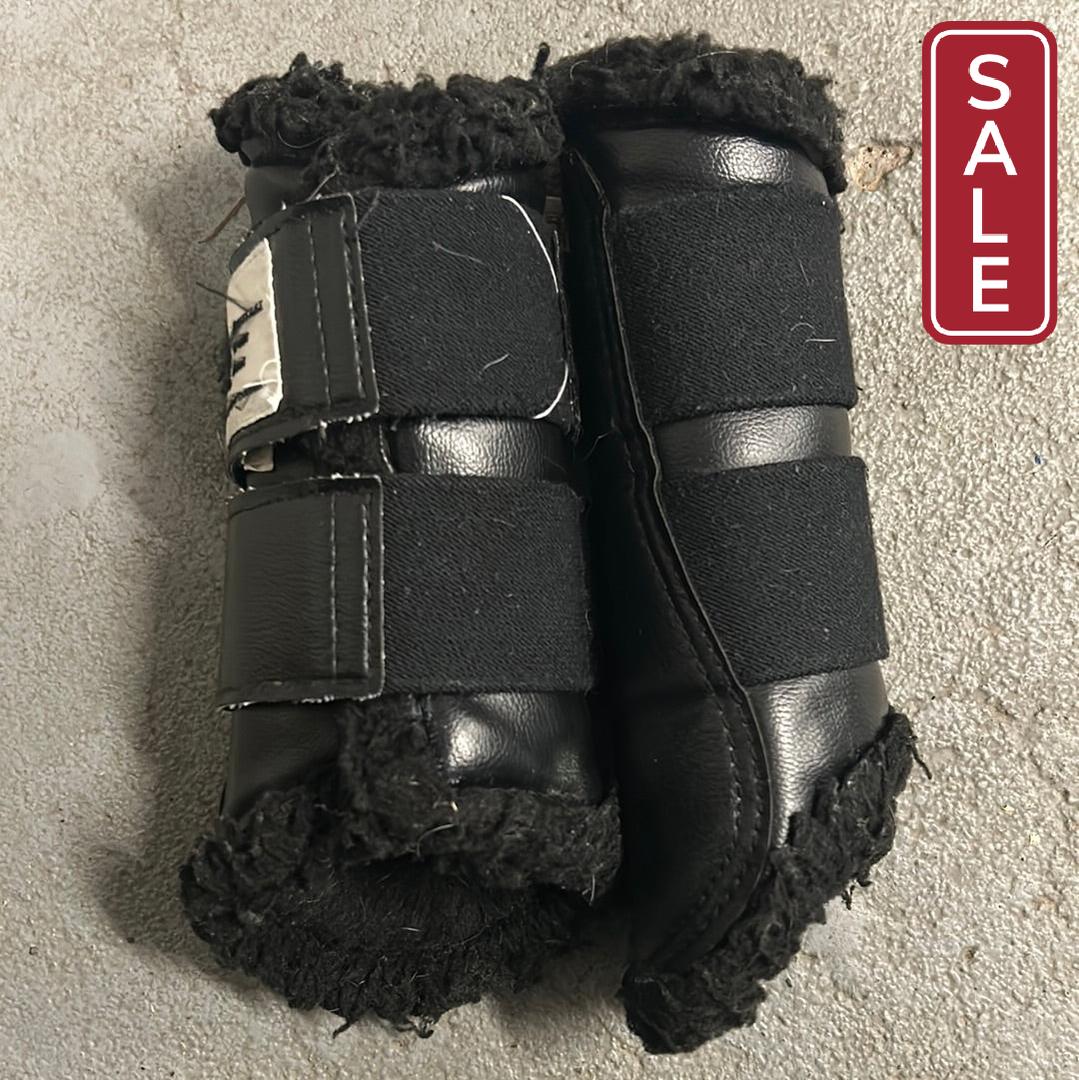 Dressage Sport Boots Black Small-Horse Boots-Consignment-Evolution Equestrian Co.