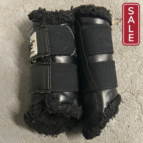 Dressage Sport Boots Black Small-Horse Boots-Consignment-Evolution Equestrian Co.