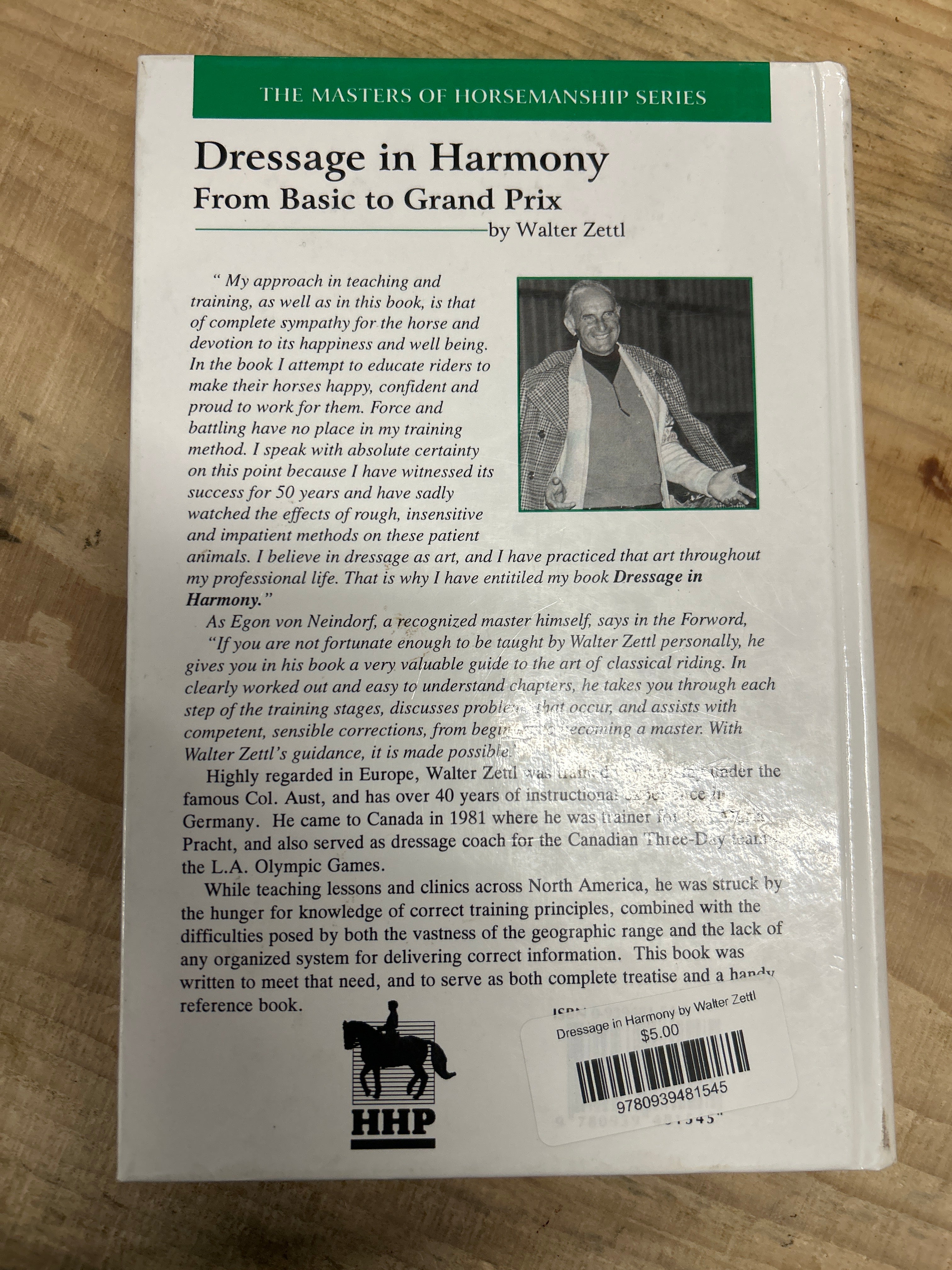 Dressage in Harmony by Walter Zettl-Book-Consignment-Evolution Equestrian Co.