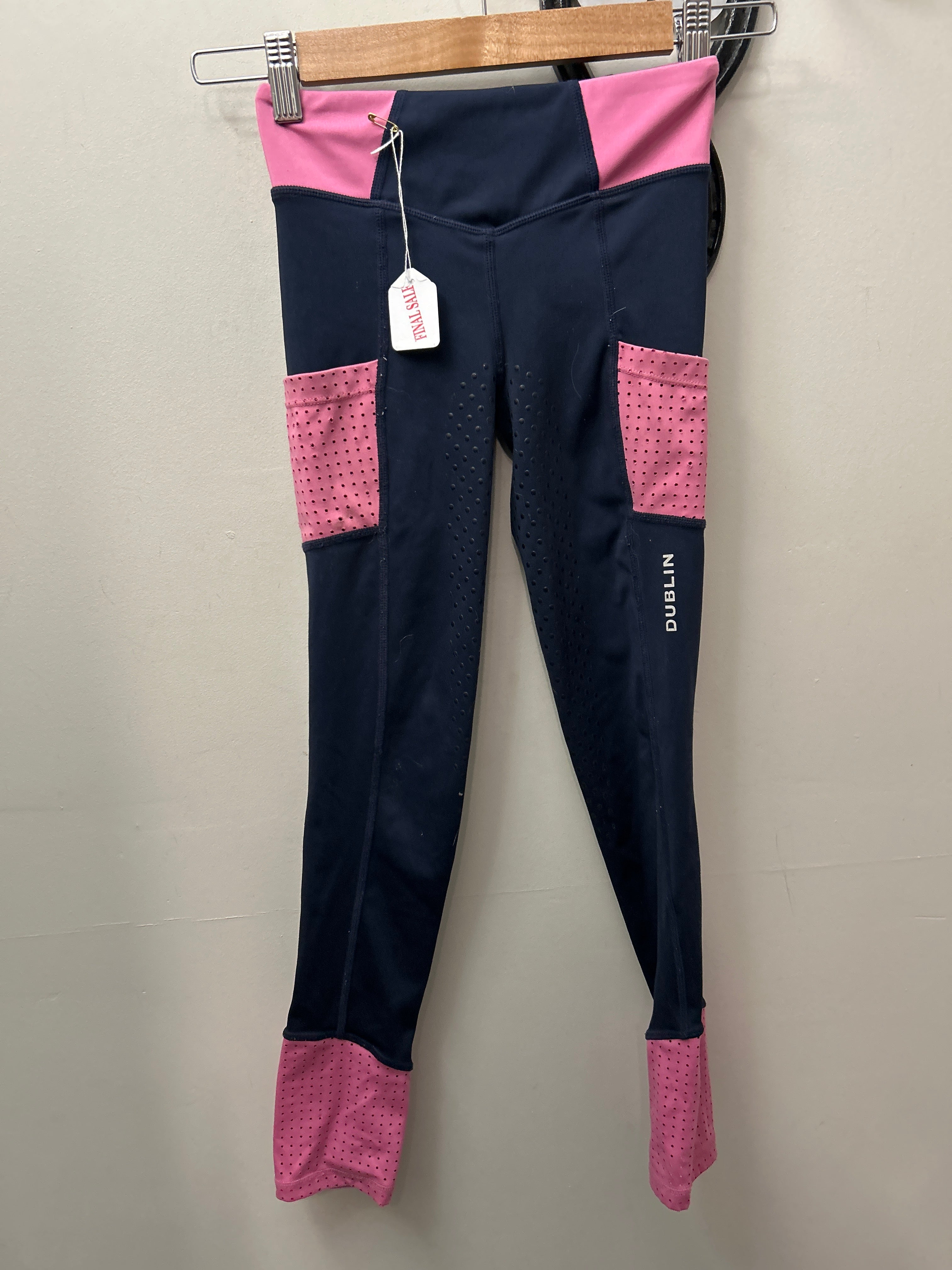Dublin Kid's Power Performance Tights 8-Western Shirt-Consignment-Evolution Equestrian Co.