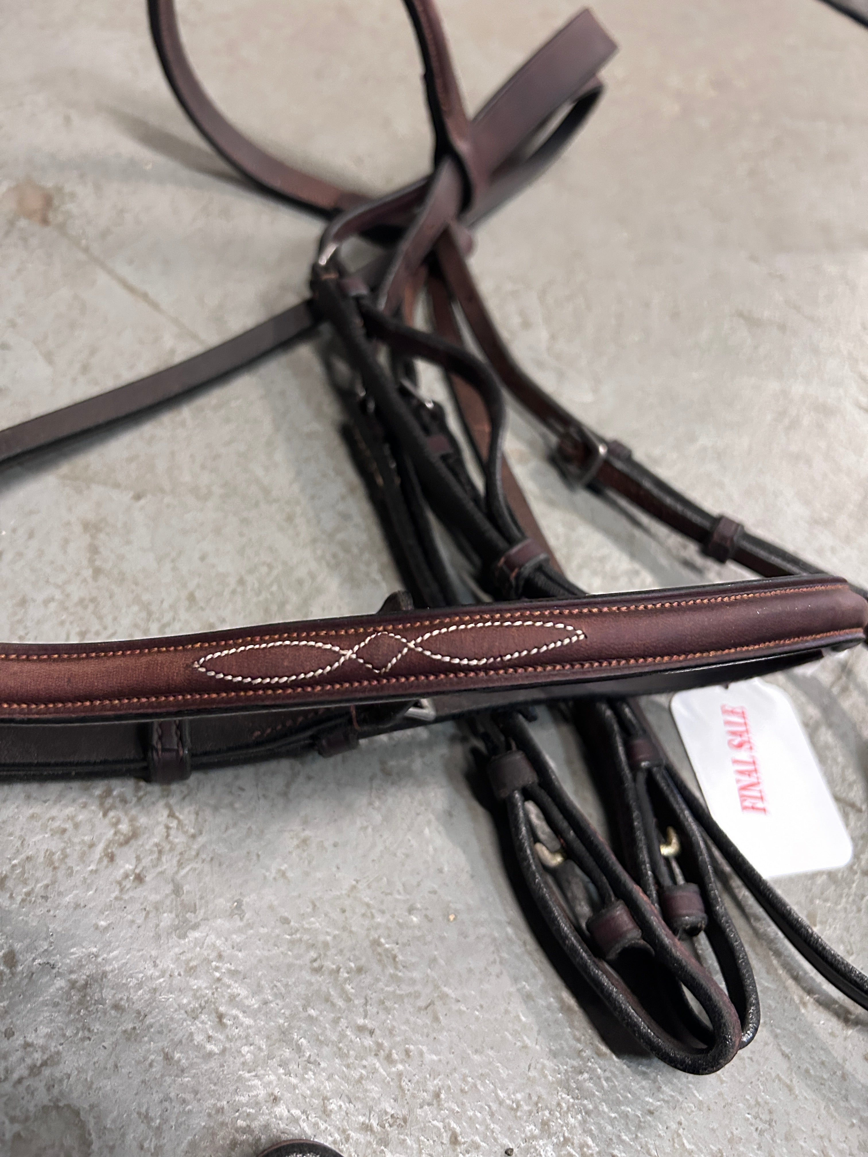 English Bridle with Fancy Stitching Cob