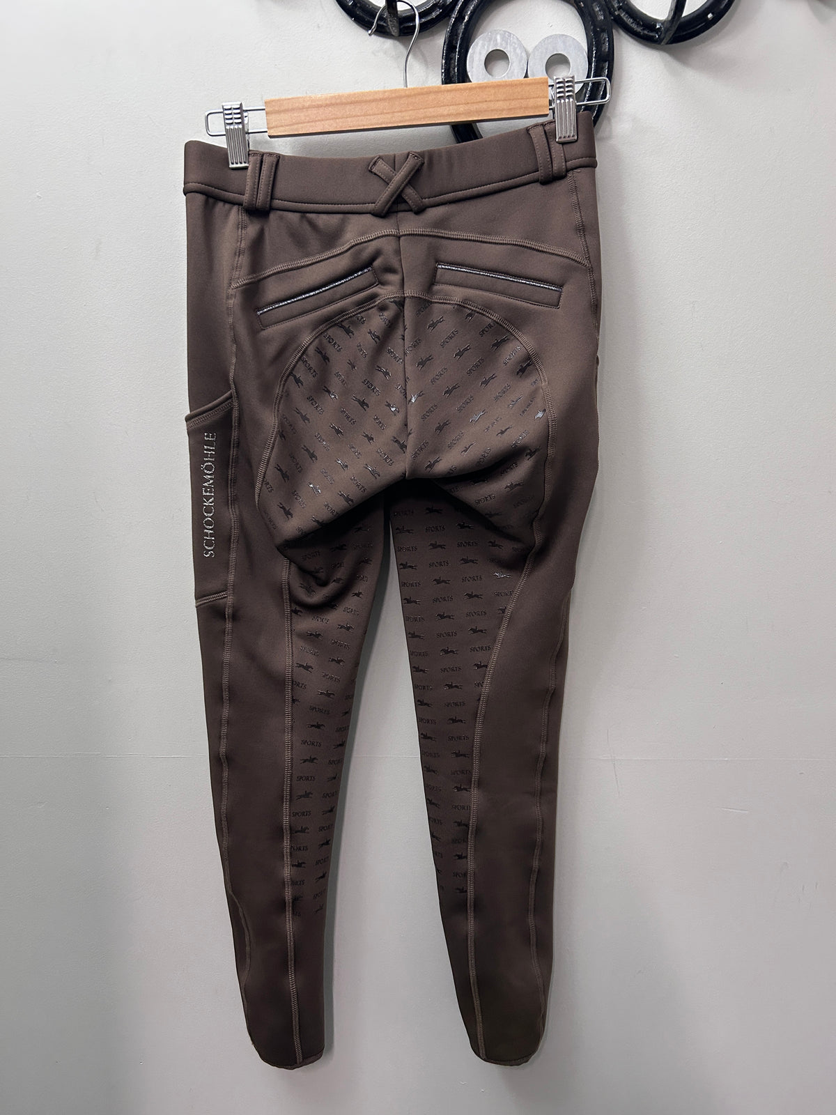Schockemohle Brown Winter Riding Tights 24