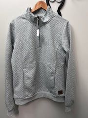 Aerion Adelia Quarter Zip Quilt Sweatshirt XLarge