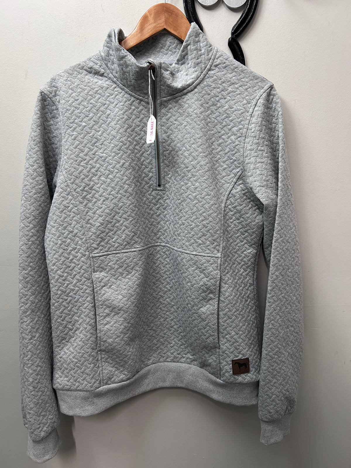 Aerion Adelia Quarter Zip Quilt Sweatshirt XLarge