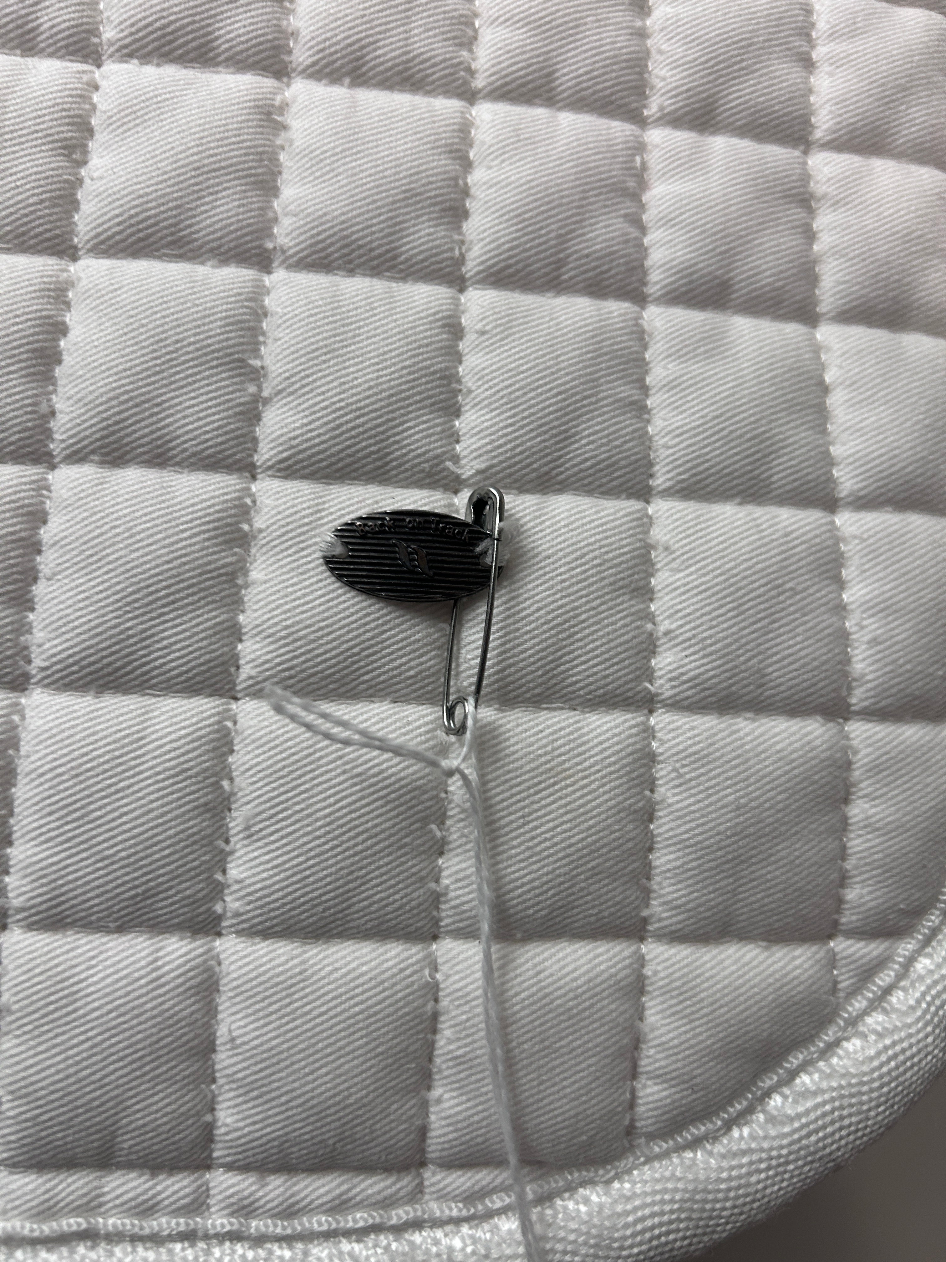 Back on Track White Dressage Saddle Pad