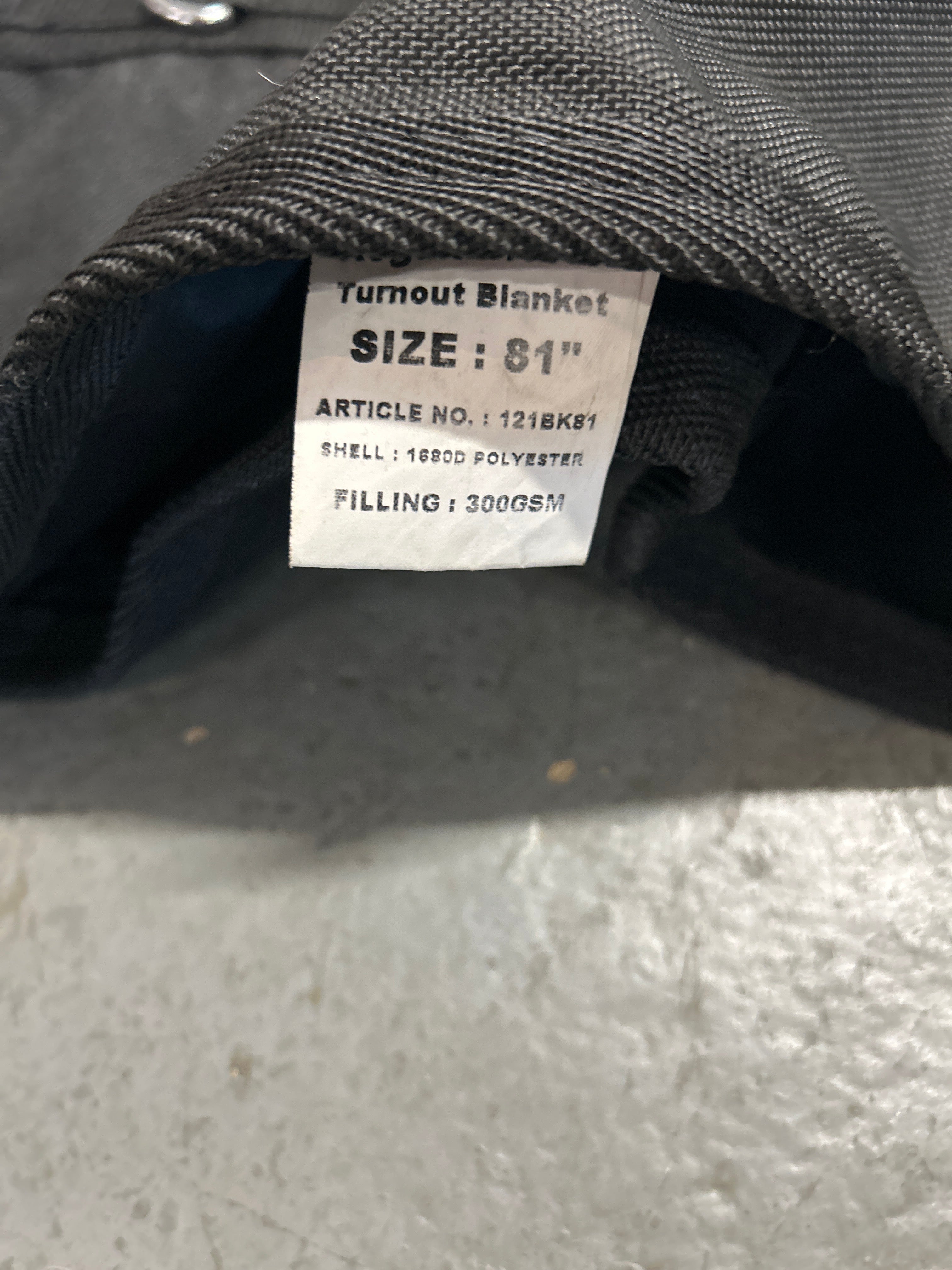 Hercules Winter Turnout Blanket 300g 81"