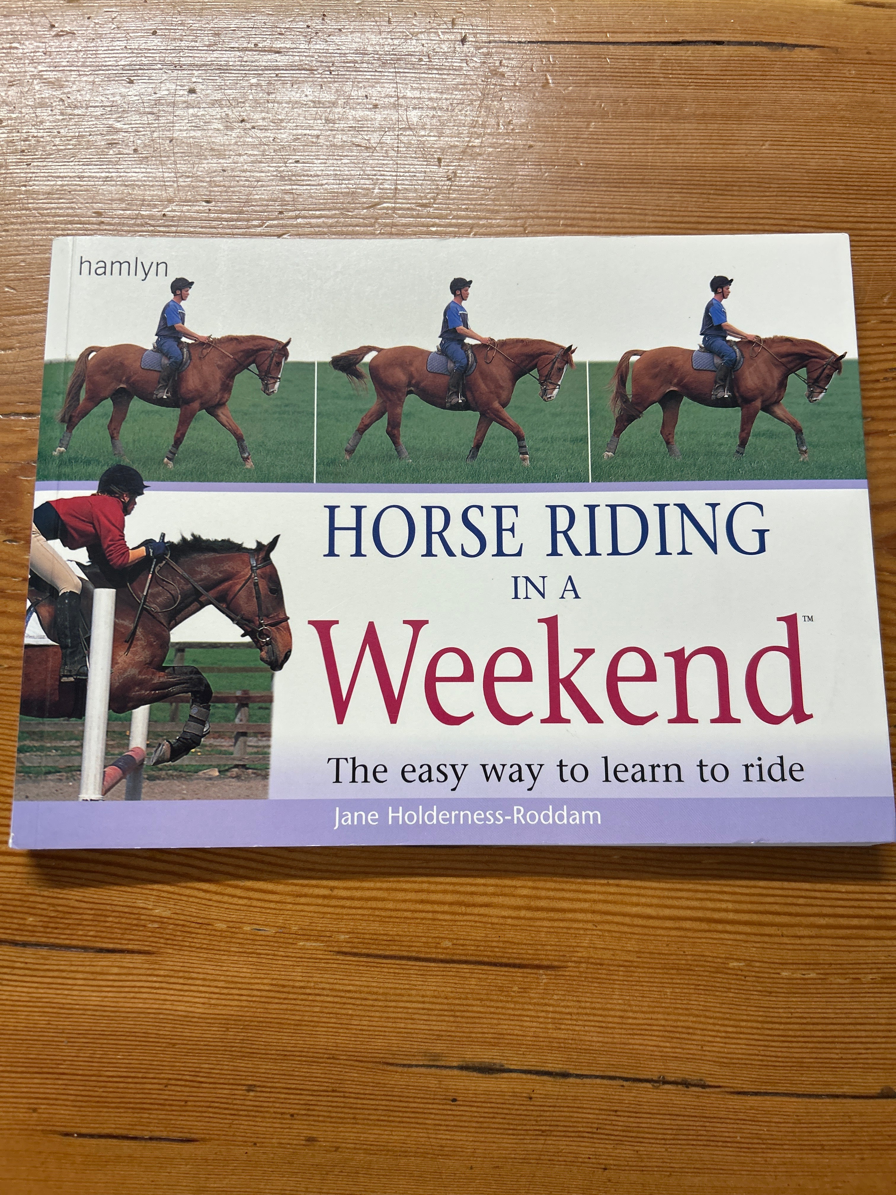 Horseback Riding in a Weekend by Jane Holderness-Roddam