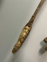 Load image into Gallery viewer, Weighted Rawhide Romal Western Reins
