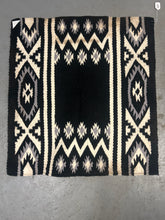 Load image into Gallery viewer, Black, Cream and Grey Western Saddle Blanket
