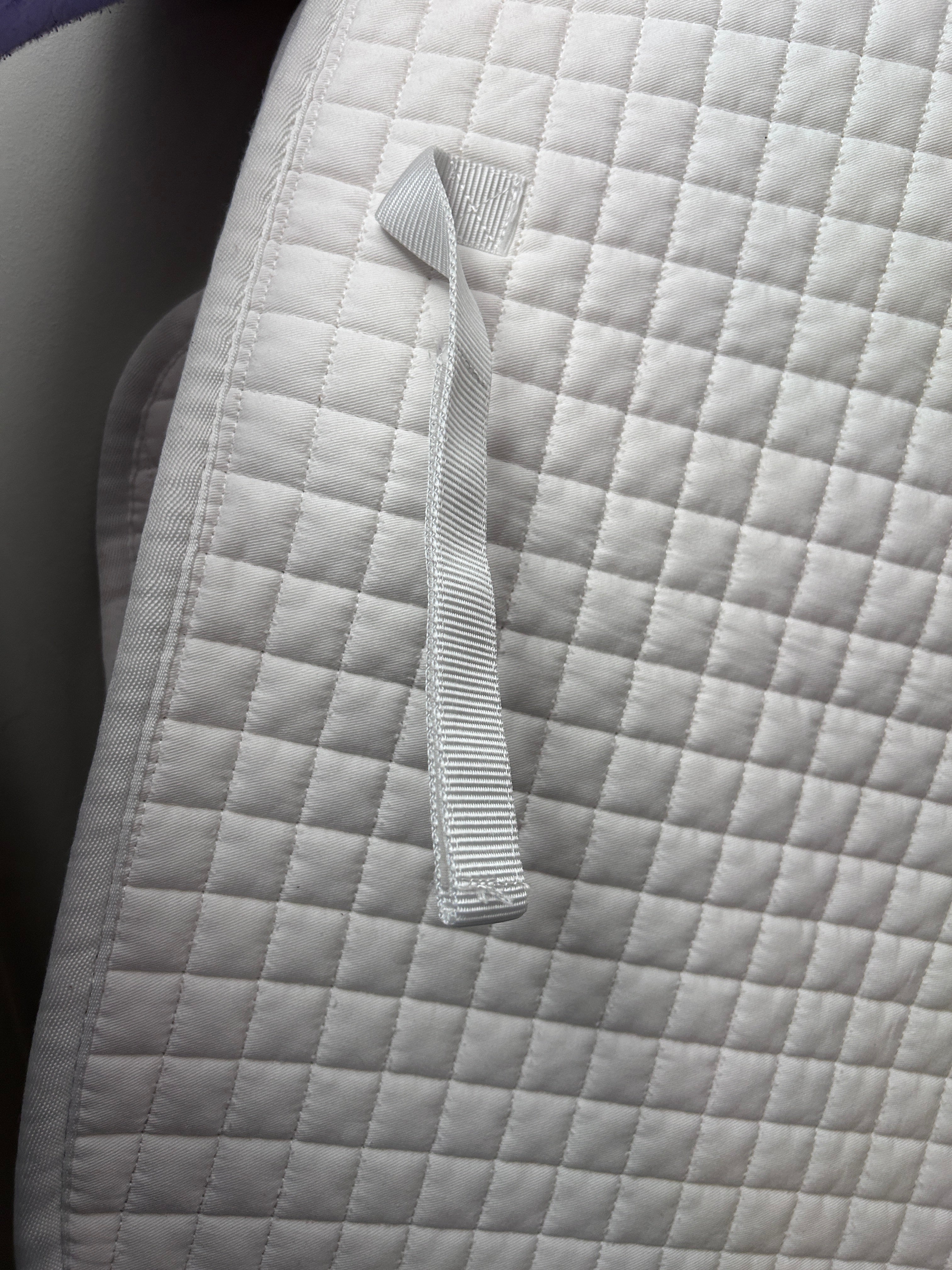 Back on Track White Dressage Saddle Pad
