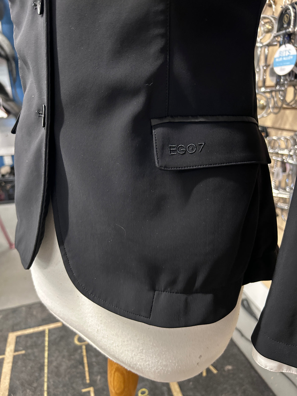 EGO7 Hunter Black Show Jacket Medium-Breeches-Consignment-Evolution Equestrian Co.