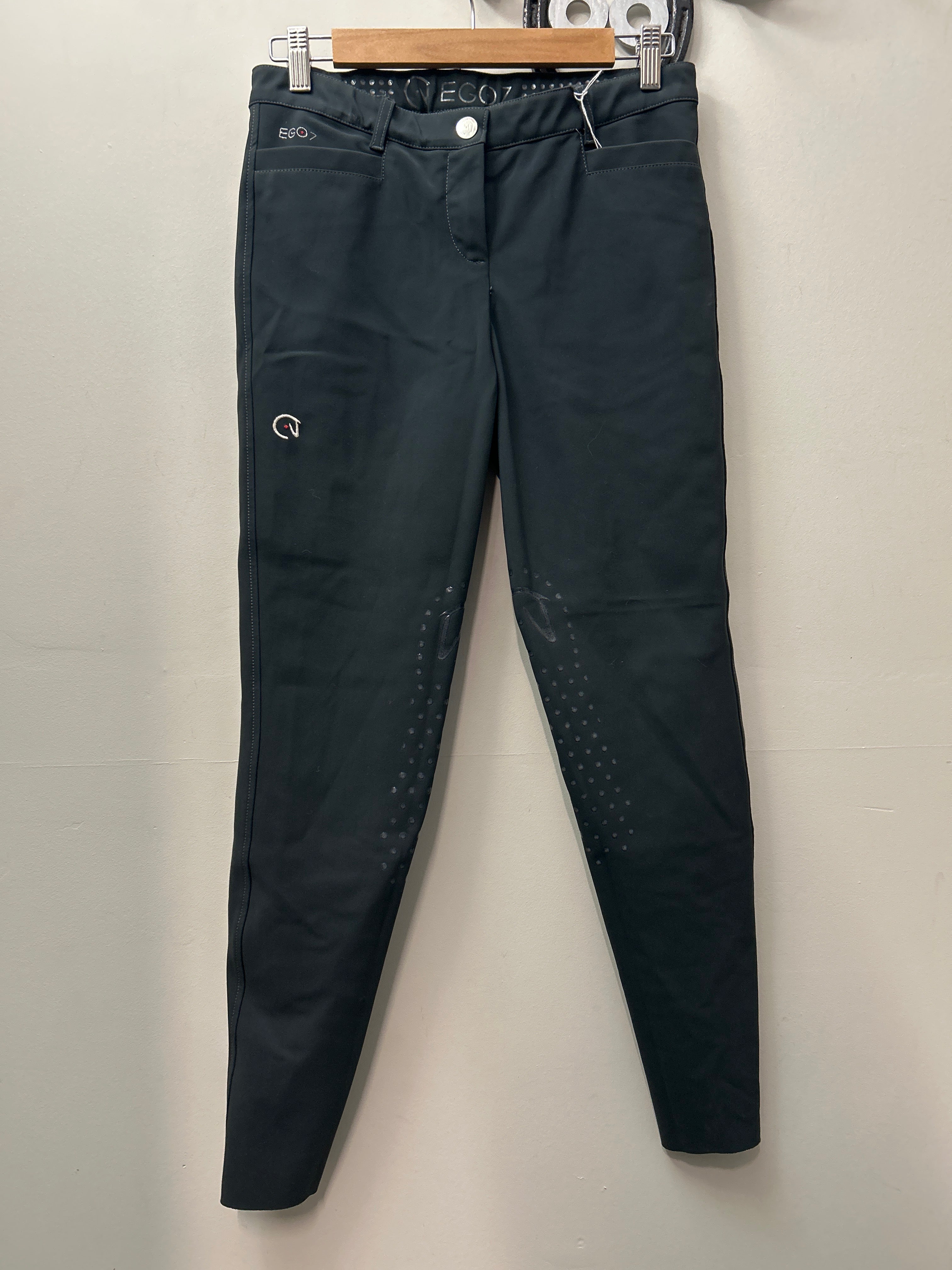 EGO7 Ladies EJ Breeches Black 28 US / EU40-Breeches-Consignment-Evolution Equestrian Co.