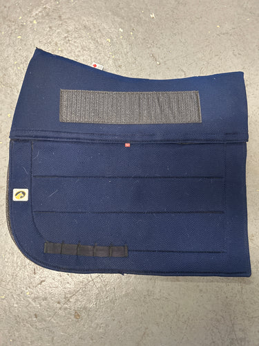 EcoGold CoolFit Dressage Saddle Pad Navy-Dressage Saddle Pad-Consignment-Evolution Equestrian Co.