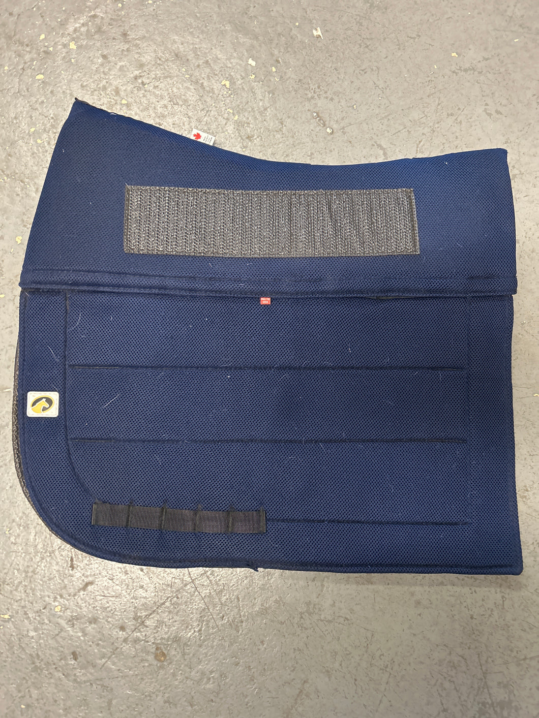 EcoGold CoolFit Dressage Saddle Pad Navy-Dressage Saddle Pad-Consignment-Evolution Equestrian Co.