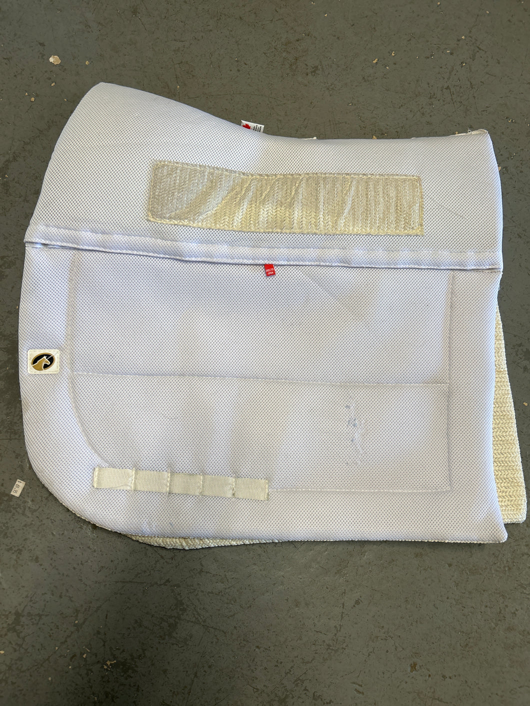 EcoGold CoolFit Dressage Saddle Pad White-Dressage Saddle Pad-Consignment-Evolution Equestrian Co.