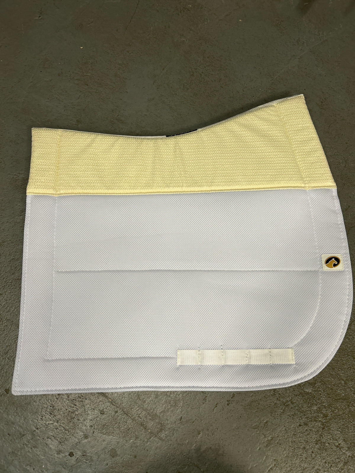 EcoGold Dressage Pad White-Dressage Saddle Pad-Consignment-Evolution Equestrian Co.