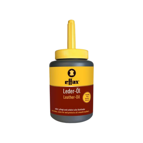 Effax Leather Oil with Brush-Leather Care-Can Pro Equestrian Supply-Evolution Equestrian Co.