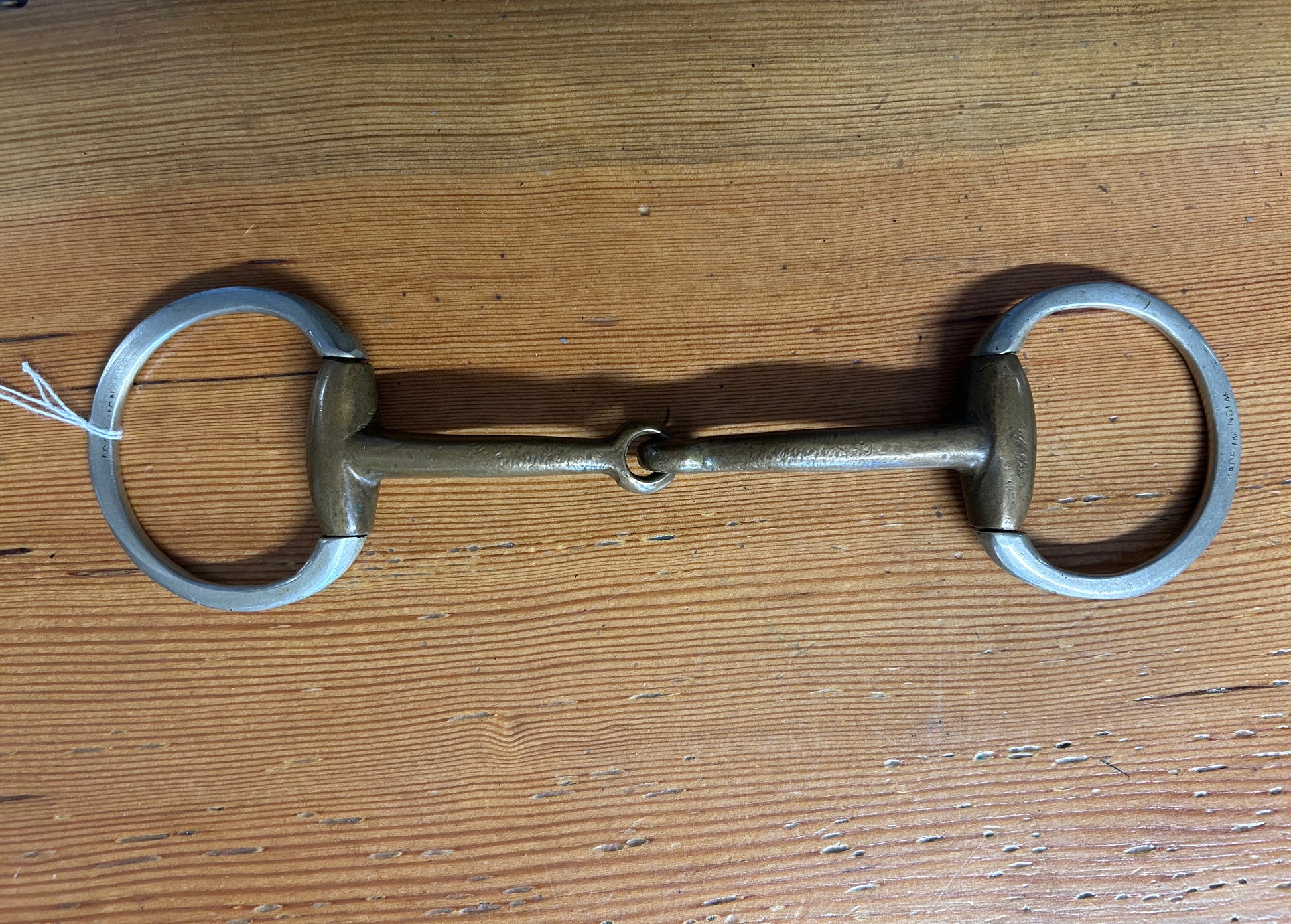 Eggbutt Brass Snaffle Bit 5.5"-Bit-Consignment-Evolution Equestrian Co.