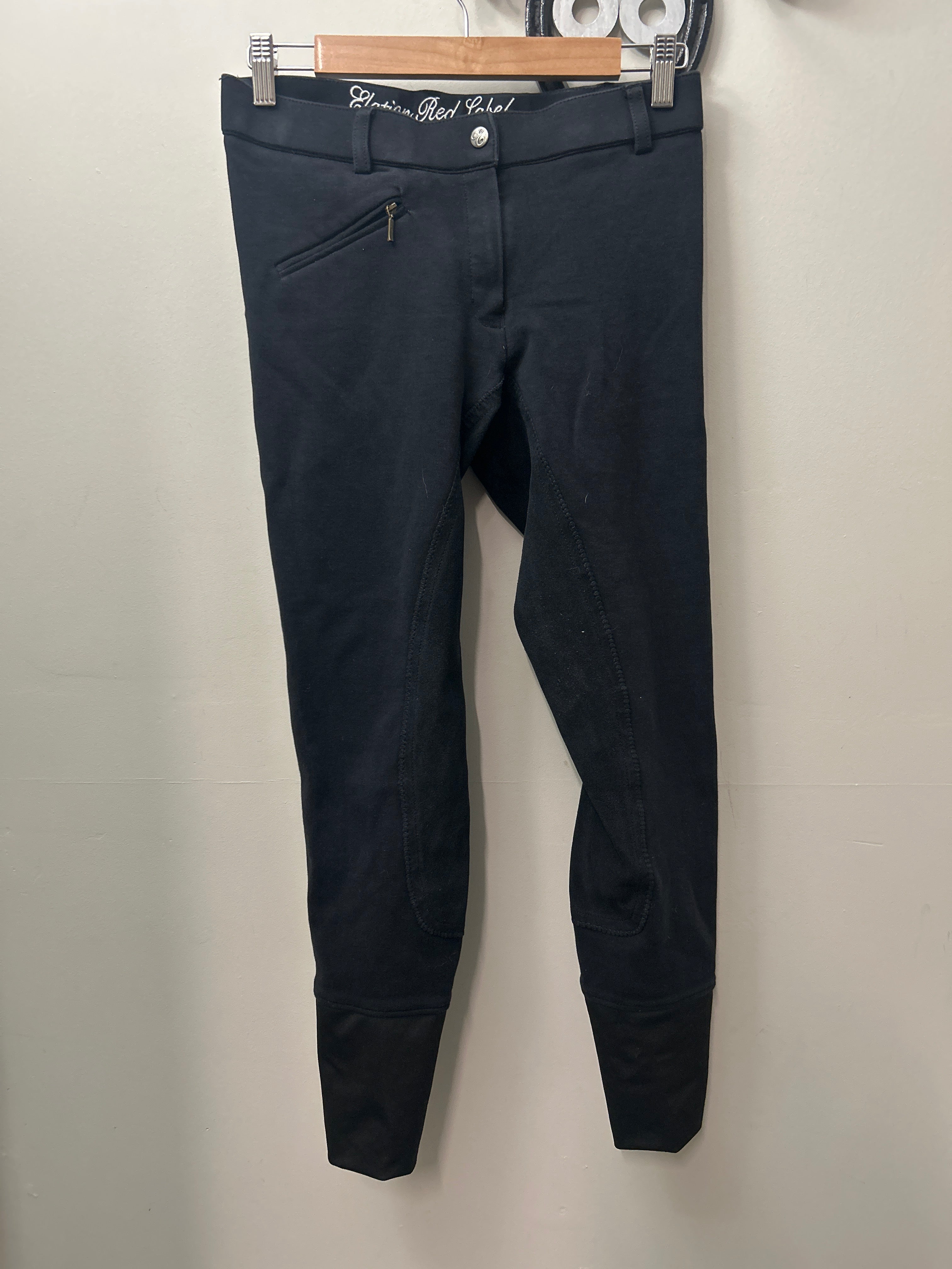 Elation Black Full Seat Breeches 30-Breeches-Consignment-Evolution Equestrian Co.