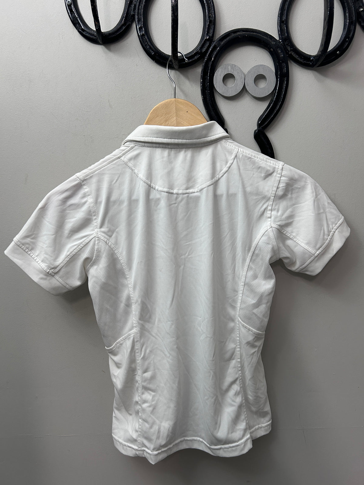 Elation Black Label Short Sleeve Youth Shirt Large-Riding Shirts-Consignment-Evolution Equestrian Co.