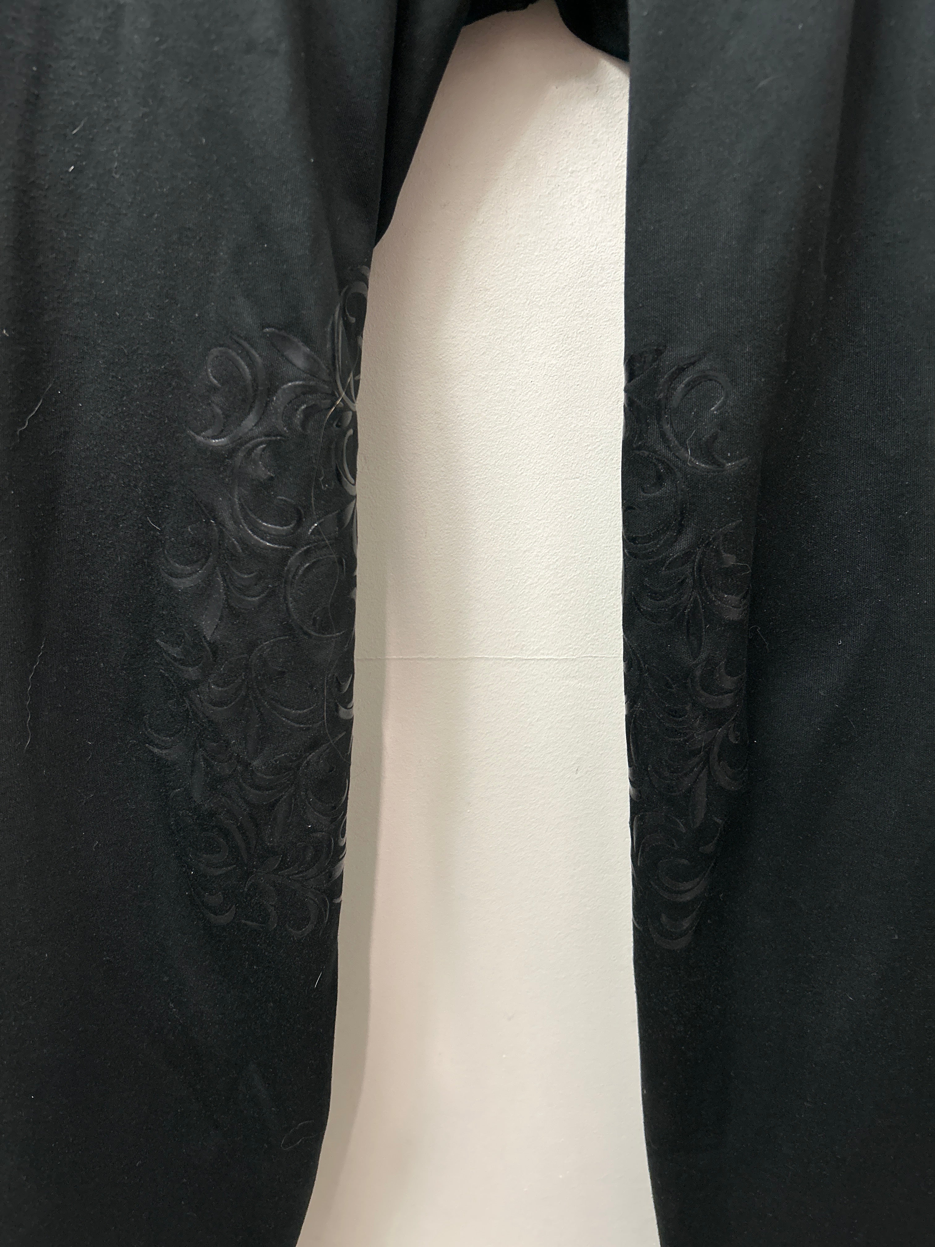 Elation Black Winter Riding Tights XLarge-Breeches-Consignment-Evolution Equestrian Co.