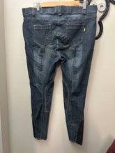 Load image into Gallery viewer, Elation Demin Knee Patch Breeches 36-Breeches-Consignment-Evolution Equestrian Co.
