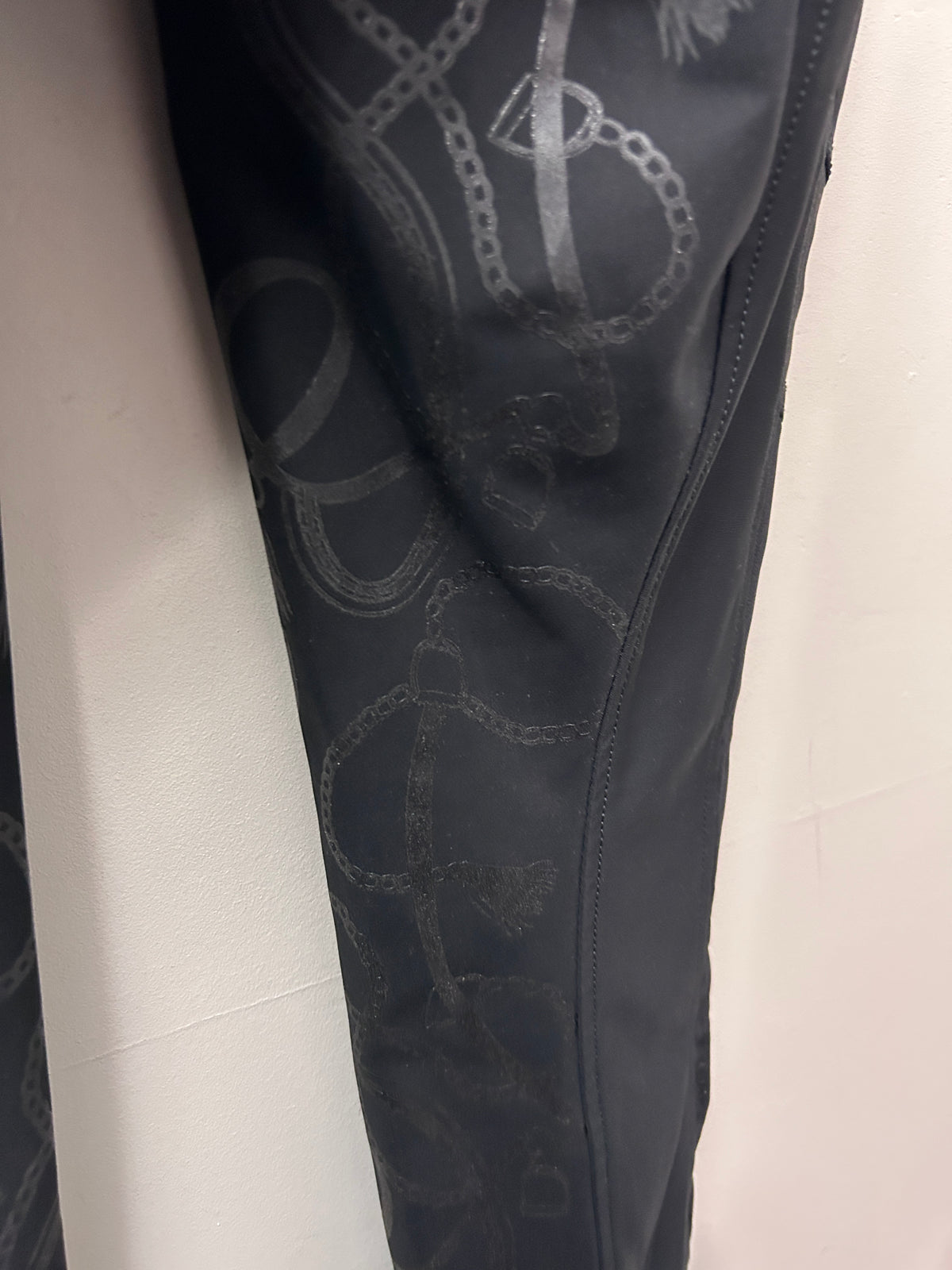 Elation Diamond Riding Tights Black Small-Bridle-Consignment-Evolution Equestrian Co.