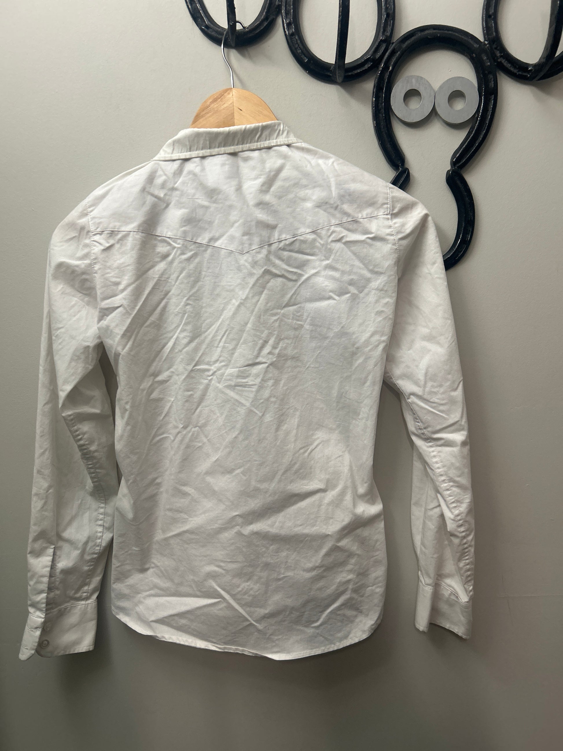 Elation Kids White Show Shirt 16-Riding Shirts-Consignment-Evolution Equestrian Co.