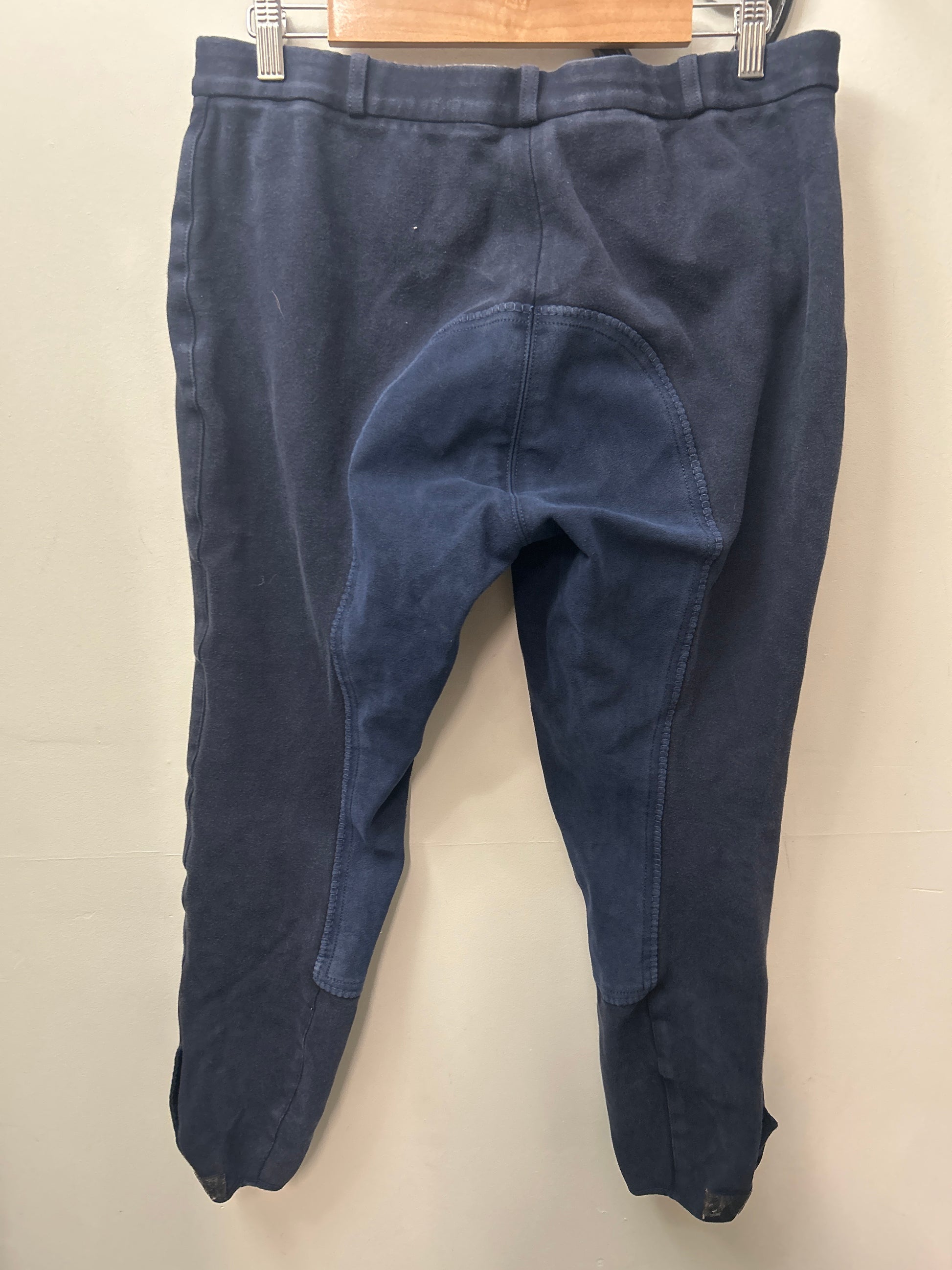 Elation Navy Full Seat Breeches 36-Breeches-Consignment-Evolution Equestrian Co.