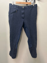 Load image into Gallery viewer, Elation Navy Full Seat Breeches 36-Breeches-Consignment-Evolution Equestrian Co.

