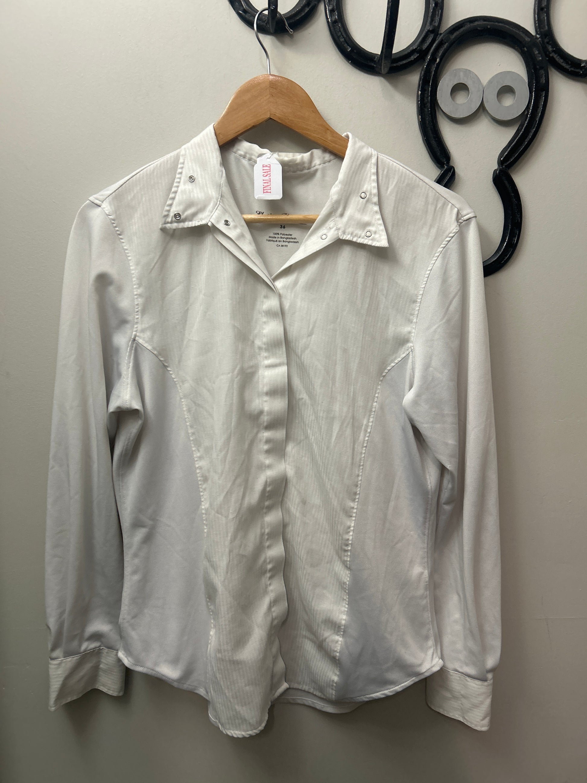 Elation Platinum Ladies Show Shirt XS-Riding Shirts-Consignment-Evolution Equestrian Co.