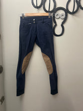 Load image into Gallery viewer, Elation Platinum Navy Breeches 22-Breeches-Consignment-Evolution Equestrian Co.
