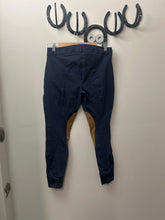 Load image into Gallery viewer, Elation Platinum Navy Breeches 30R-Breeches-Consignment-Evolution Equestrian Co.
