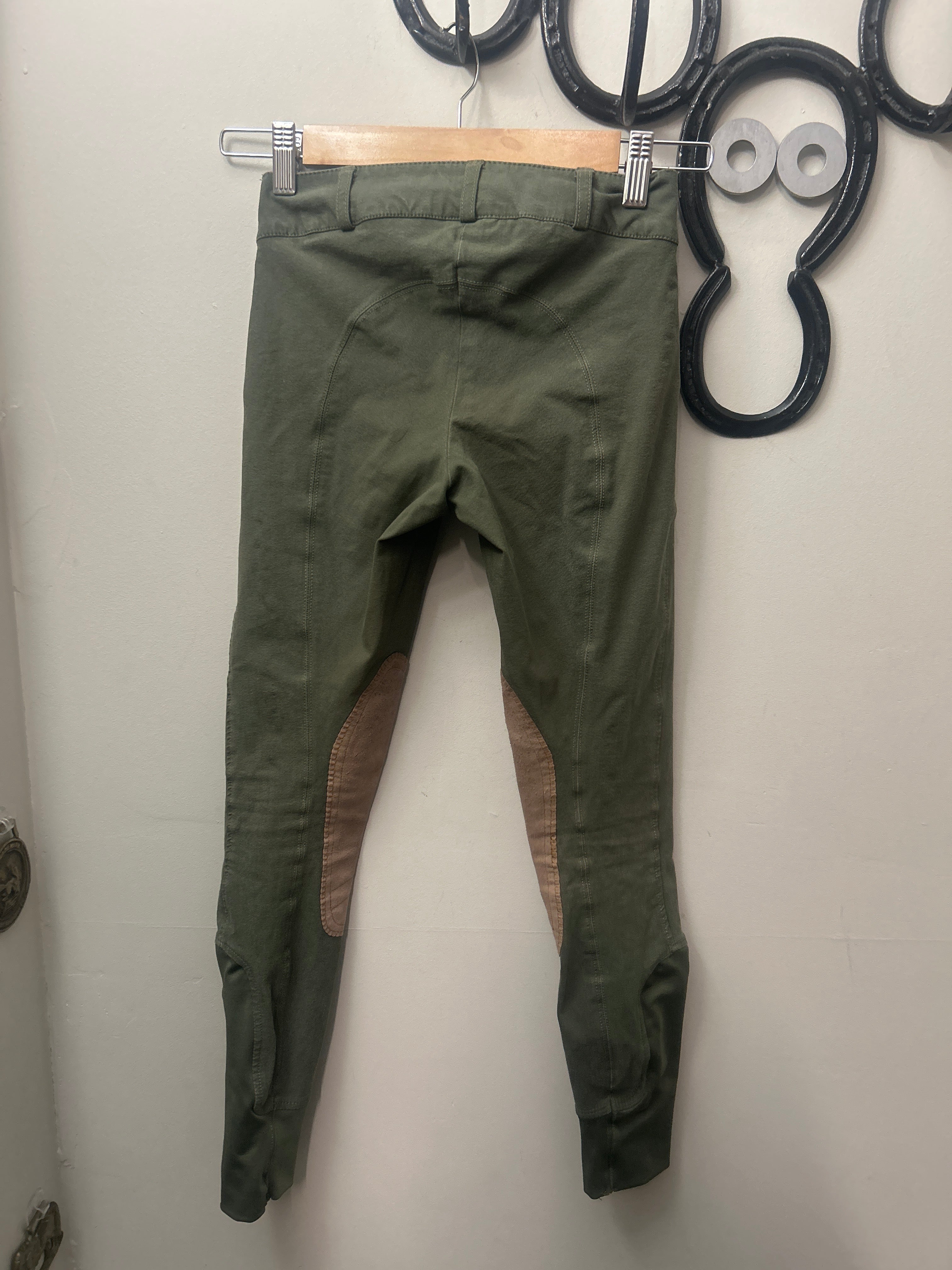 Elation Platinum Olive Breeches 22-Breeches-Consignment-Evolution Equestrian Co.