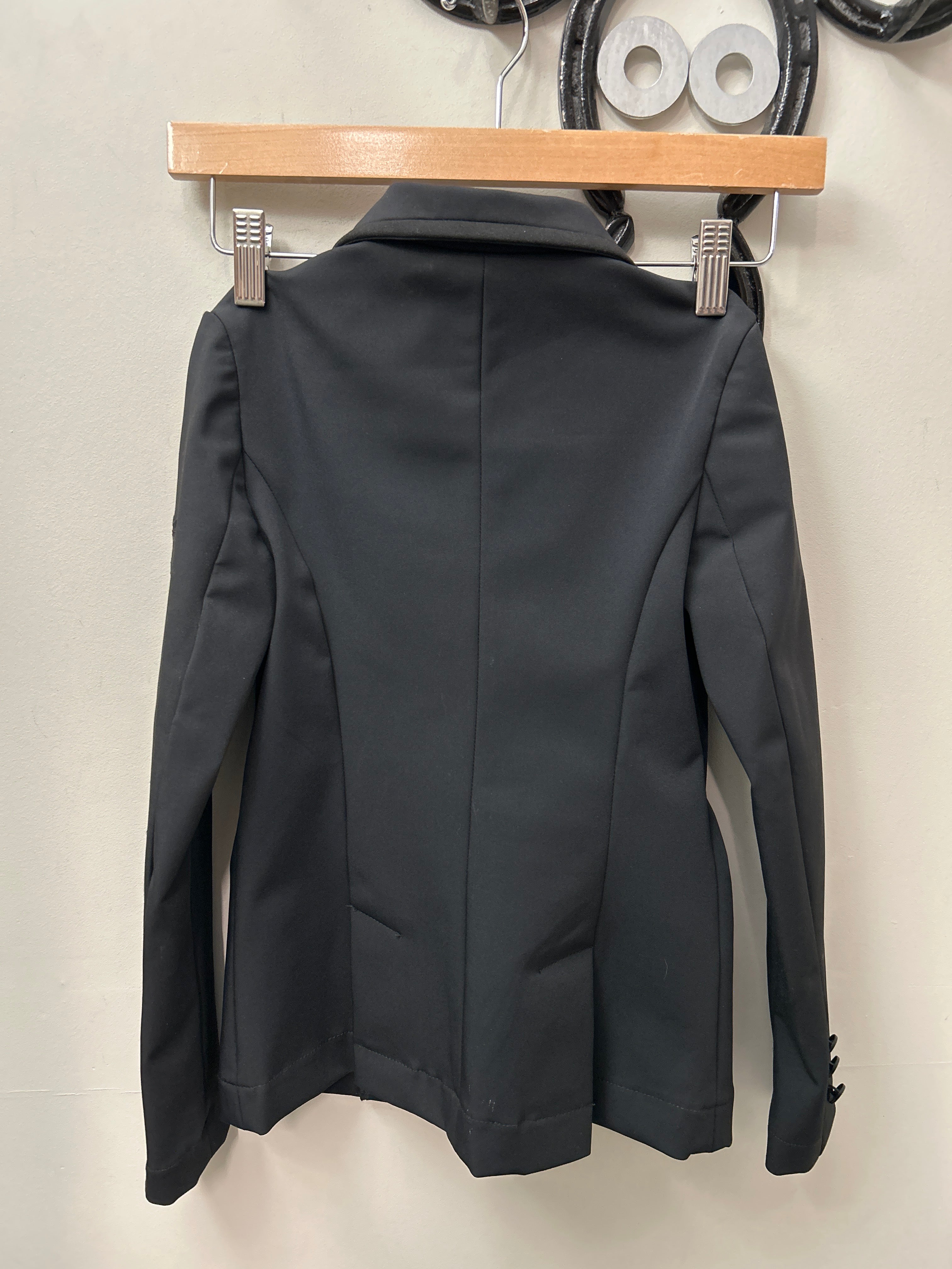 Elation Platinum Show Jacket Kids 12 Black-Show Jacket-Consignment-Evolution Equestrian Co.