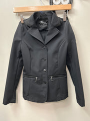 Elation Platinum Show Jacket Kids 12 Black-Show Jacket-Consignment-Evolution Equestrian Co.