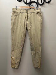 Elation Platinum Tan Breeches 34R-Breeches-Consignment-Evolution Equestrian Co.